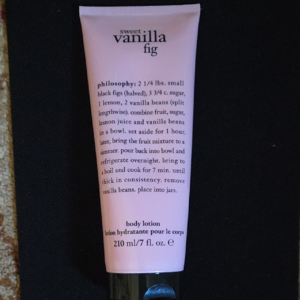 Philosophy Sweet Vanilla Fig Body Lotion New